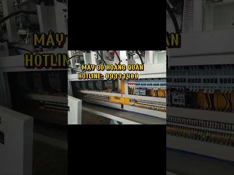 Máy dán cạnh full chức năng + 2 nồi keo