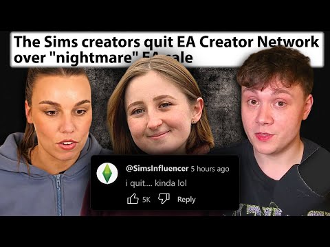 the Sims influencer situation is messy