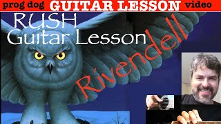 &quot;Rivendell&quot; GUITAR LESSON - Rush - Fly By Night