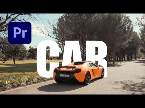 Placing text behind moving or static objects in Premiere Pro