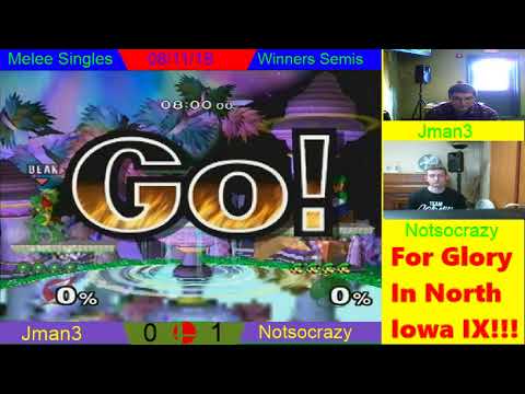 FGINI IX - Melee Singles - Winners Semis - Jman3 vs Notsocrazy