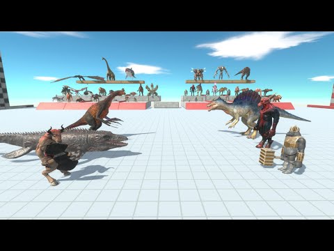 3 vs 3 Infernals + Primates + Carnivore Dinosaurs VS Fantasy + Aquatic + Herbivore Dinosaurs - ARBS