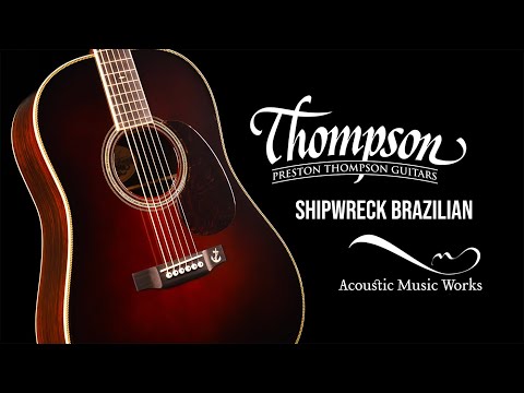 Acoustic Music Works - 2017 Preston Thompson DB-12BA, Adirondack Spruce, Shipwreck Brazilian