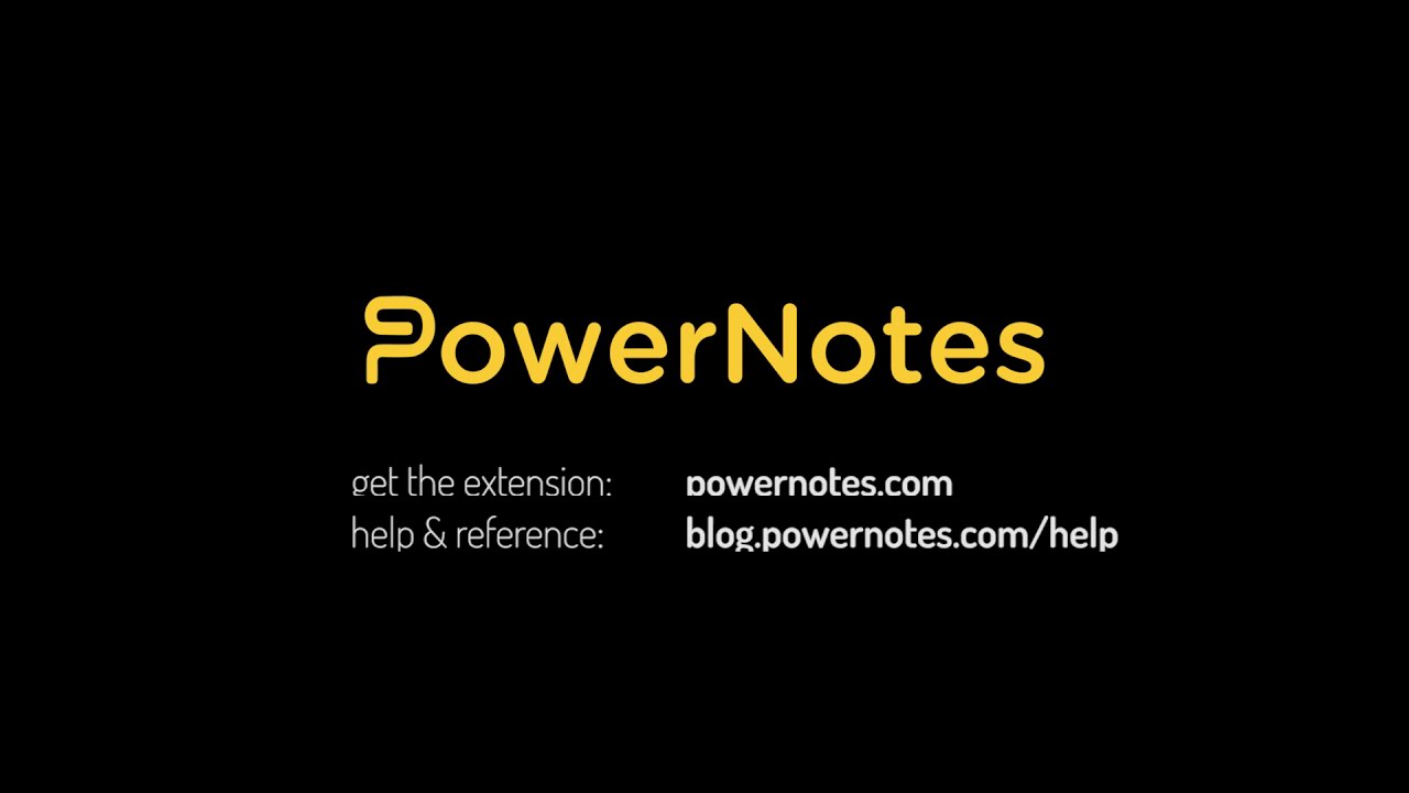 Getting Started with PowerNotes - Account Setup.