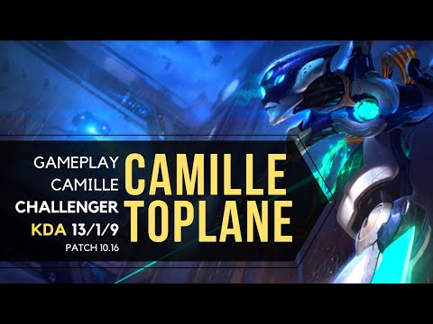 CAMILLE TOP VS SHEN  - CHALLENGER - KDA 13/1/9 - PATCH 10.16