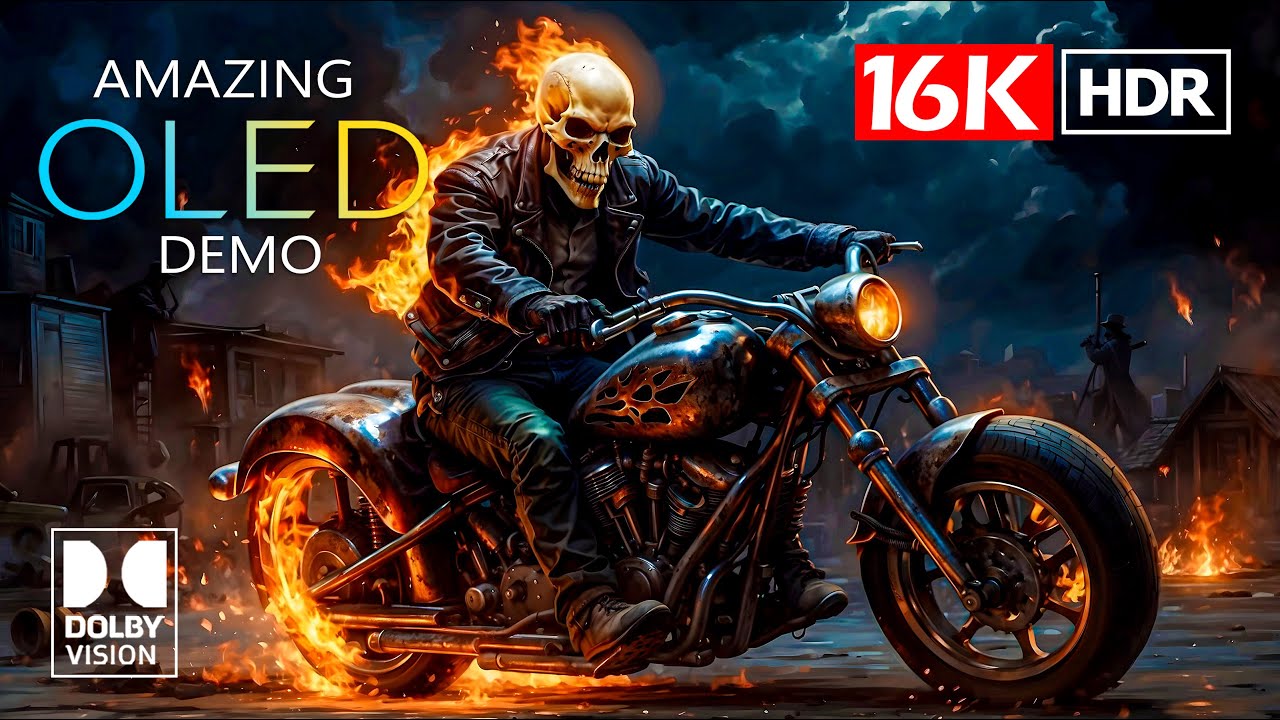 16K Video ULTRA HD 1000 FPS - 16K HDR Dolby Vision OLED