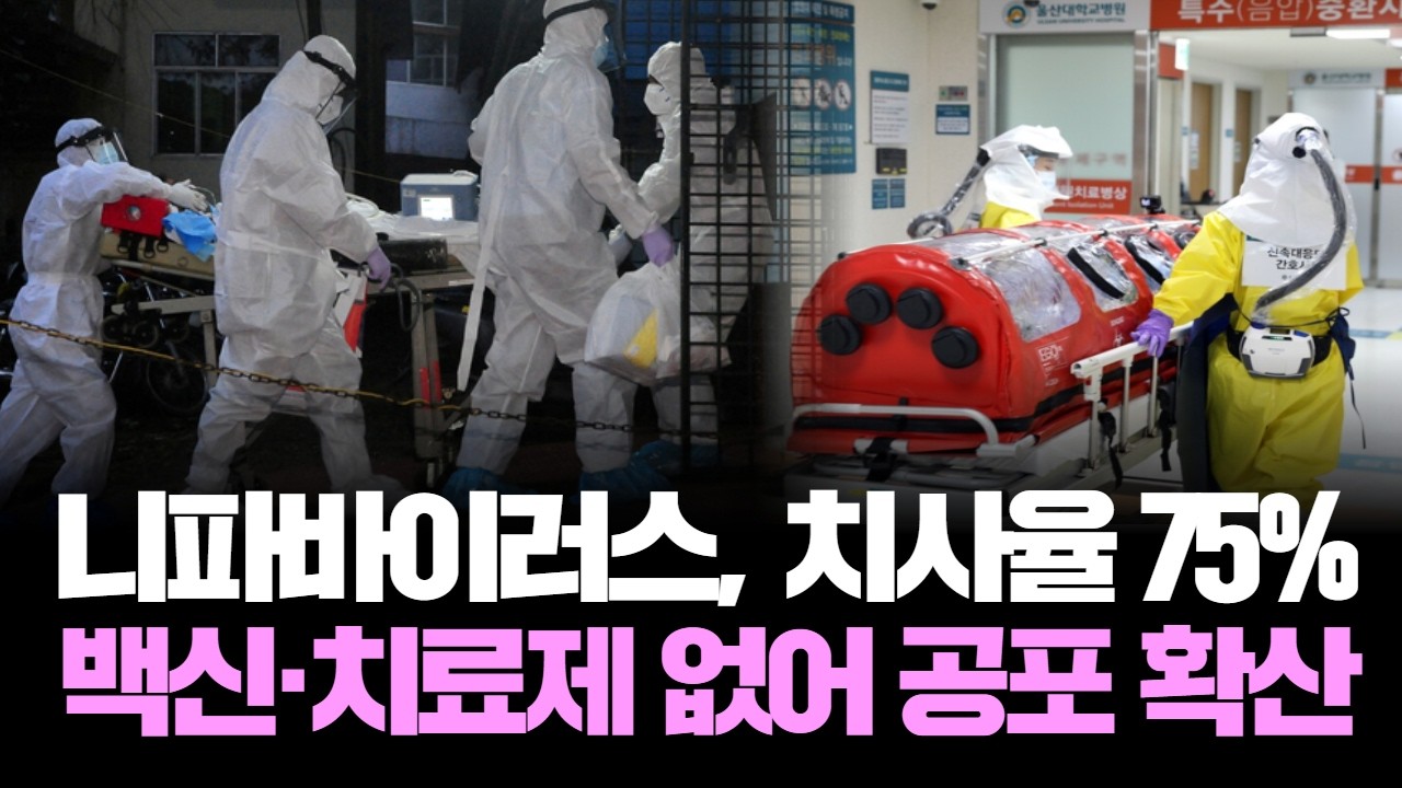 “걸리면 4명 중 3명 사망… 치료제 없는 살인 바이러스, 한국 상륙 위험!”