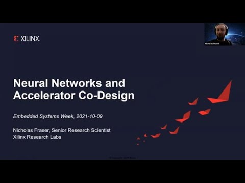ESWEEK 2021 Education - Neural Networks and Accelerator Co-Design