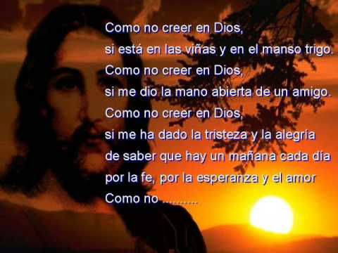 COMO NO CREER EN DIOS - WILKINS (MÚSICA Y LETRA)
