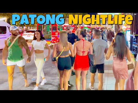 【🇹🇭 4K】Exciting Nightlife of Phuket's Patong Beach 2023, Thailand
