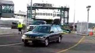 preview picture of video 'Exiting the Bremerton-Seattle Ferry'
