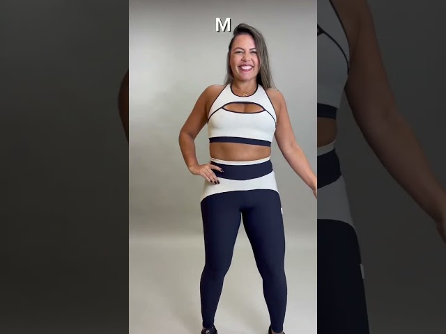 Calça Legging Recorte Comfy Preta