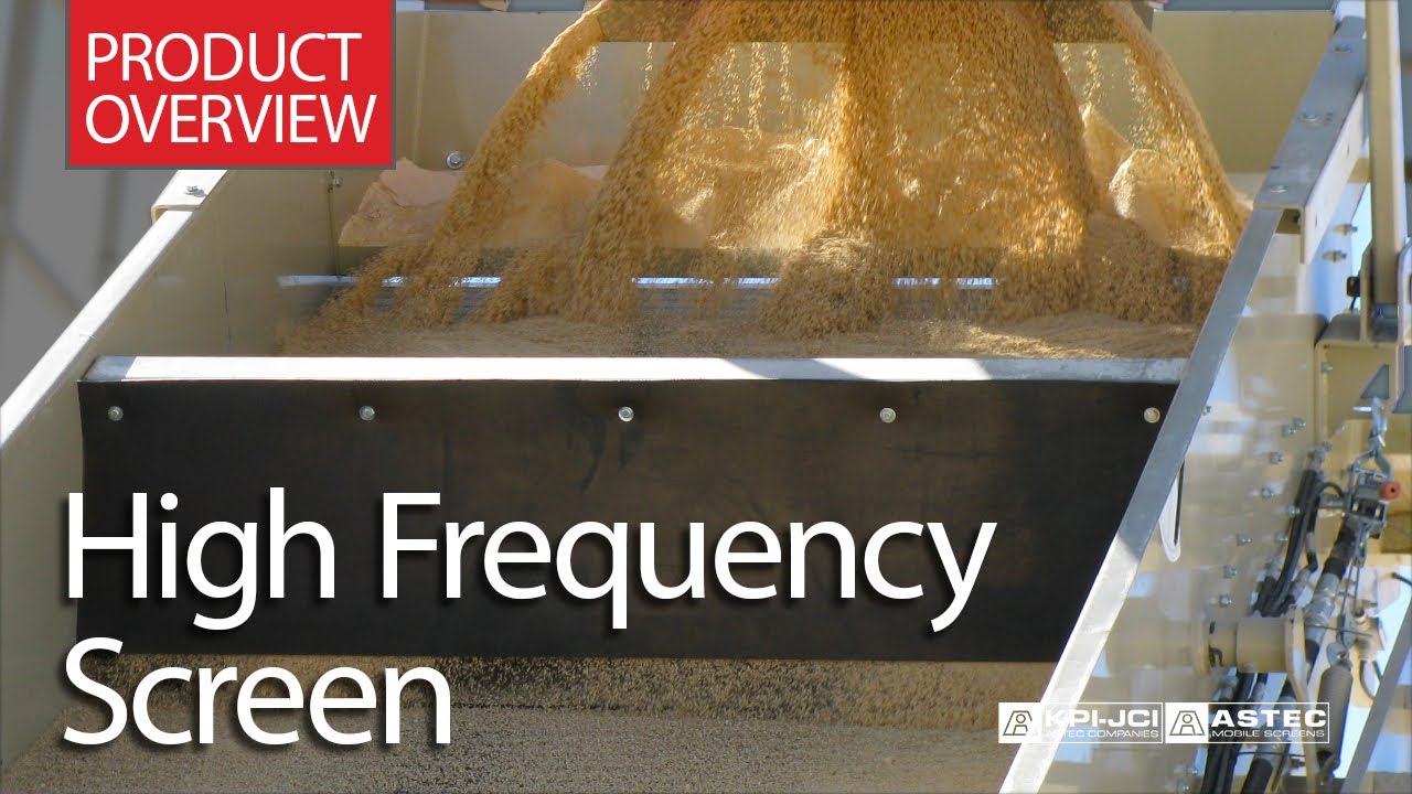 High Frequency Screen Product Video