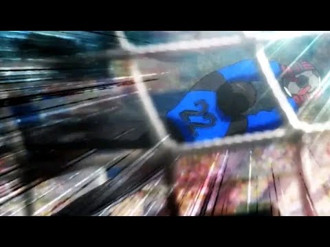 Wakabayashi detiene el Tiro de Fuego de Schneider capitan tsubasa