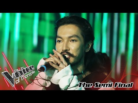 Davaadalai.G - " Enemy " | The Semi Final | The Voice of Mongolia 2022