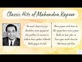 Classic Hits Of Mahendra Kapoor