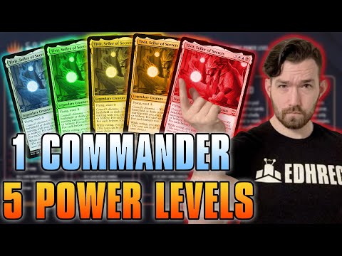 1 Commander, 5 Power Levels | What Each Bracket REALLY Looks Like | Commander | Magic the Gathering