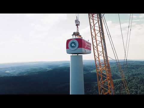 Wind turbine construction in time lapse: The creation of the Roßkopf wind farm (English version)