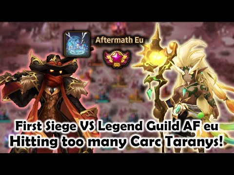 First Siege of the Season vs Legend Guild! Hitting all the Carc Taranys! Summoners War