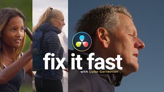 Color Correct in Minutes (DaVinci Resolve FREE PowerGrade)