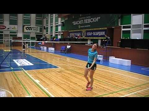 Nina Bogdanović vs Ioanna Antoniou WS, HEBAR U17 Bulgarian Open 2019, Pazardzhik