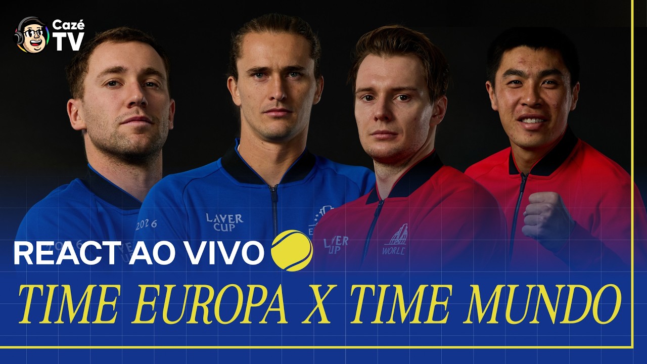 EVENTO COMPLETO: REACT DA LAVER CUP 2026 | RUDD/ZVEREV X BUBLIK/NAKASHIMA | ESPECIAL LAVER CUP