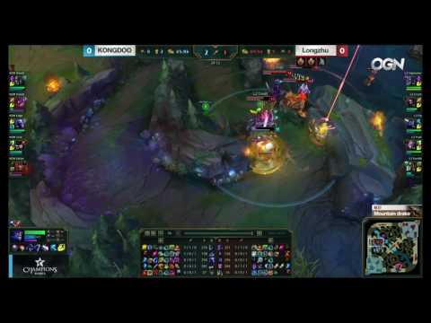 KDM vs LZ Highlights Game 1 LCK Spring 2017 W3D1 Kongdoo Monster vs Longzhu