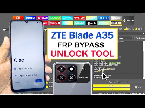 ZTE BLANDE A35 FRP BYPASS UNLOCK TOOL GOOGLE ACCOUNT REMOVE✅💥💯
