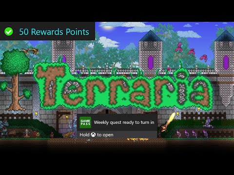 Terraria Weekly Xbox Game Pass Quest Guide - Gather 100 Resources