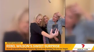 Kylie Minogue Serenades Rebel Wilson's Partner (Sunrise 2024)