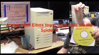 Amiga 4000 Elbox Tower gets USB via Spider2