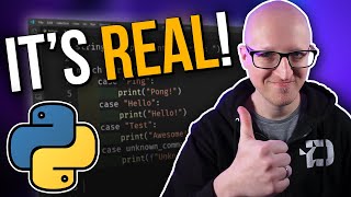 Python gets REAL Switch Case Statement 🥳 + Tutorial!