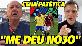“NUNCA VI ISSO..A ATITUDE MAIS REPUGNANTE QUE VI NA SELEÇÃO..NEYMAR E ANCELOTTI..” GALVÃO DESABAFA