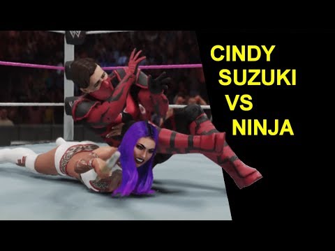 WWE 2K19 Cindy Suzuki vs Ninja