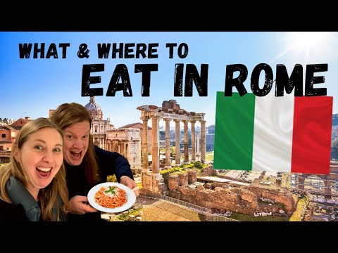 FOOD IN ROME 🇮🇹 Where and What to Eat in Rome, Italy
