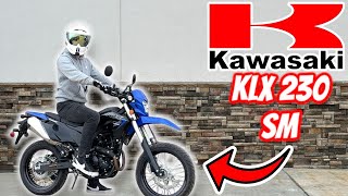 KAWASAKI KLX230 | TEST RIDE/REVIEW | KLX230SM | KLX230 SUPERMOTO BEGINNER DUAL SPORT