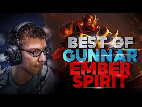 The reason why people call him ana 2.0 Gunnar Ember Spirit - BEST Highlights Dota 2
