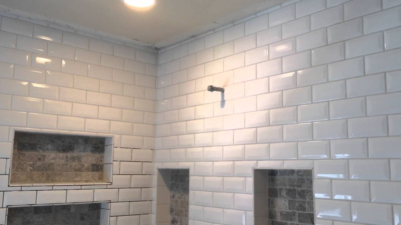 Watch video How to grout bevel tile Now How to grout bevel tile