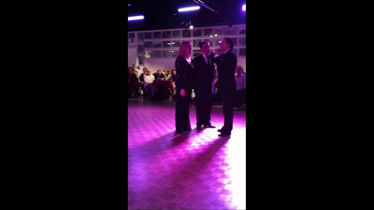 Juan Carlos Copes e sua moglie ospiti di Miguel Angel Zotto