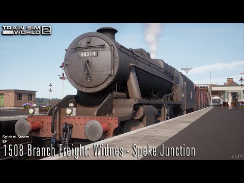 1508 Branch Freight: Widnes - Speke Junction - Spirit of Steam - 8F - Train Sim World 2