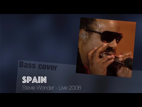 Spain - Stevie Wonder Live at London 2008 bass cover