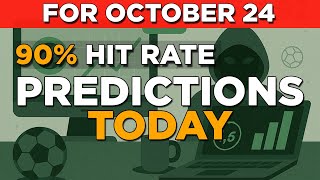 Download the video "TODAY'S BEST Over Goals Football Predictions (October 24 Matches)"