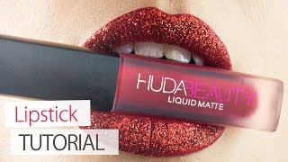 Pretty Glitter Lips Tutorial - Liquid Matte Lipstick DIY for Beginners #2