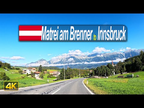 Driving from Matrei am Brenner to the City of Innsbruck, Austria 🇦🇹