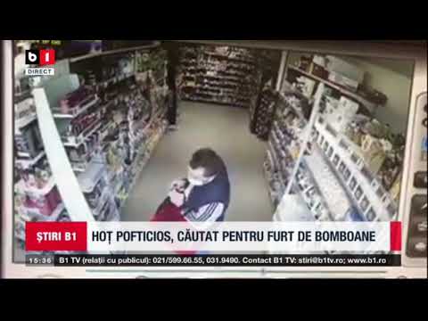 HOT POFTICIOS, CAUTAT PENTRU FURT DE BOMBOANE_Stiri B1_18 mai 2021