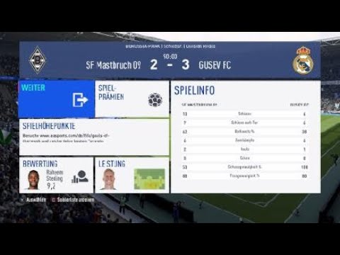 FIFA 19  Division Rivals  20.08.2019  SF Mastbruch 09 - GUSEV FC 2:3