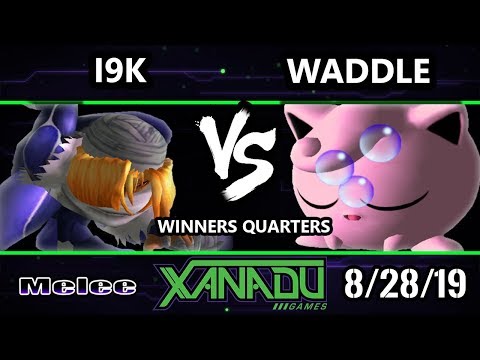 S@X 317 SSBM - I9K (Sheik) Vs. waddle (Jigglypuff) Smash Melee Winners Quarters
