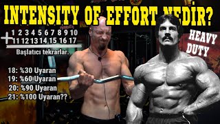 HIT Sistemindeki Antrenman Uyaranı ve Intensity of Effort Nedir? Detaylı Anlatım