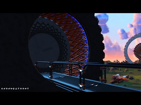 Circular airlock door, metal version (No Man's Sky build)