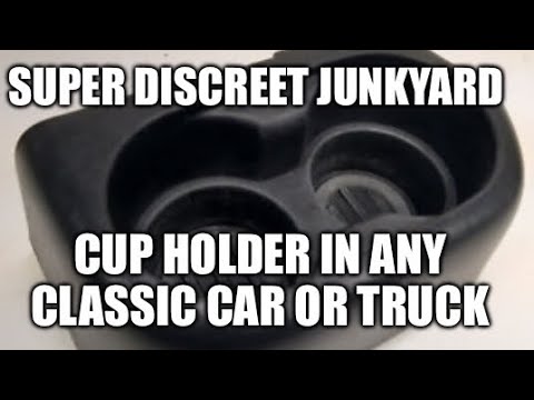 Discreet Bench Seat Cup Holder in a Classic Car or Truck!! - Why Put Up With It?  Let’s Go!